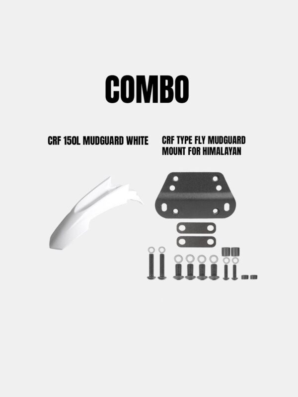 CRF 150L Mudguard for Himalayan White