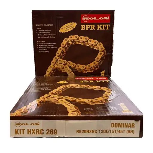 dominar-400-x-ring-brass-chain-sprocket-kit-by-rolon Dominar 400 Sprocket Kit Rolon