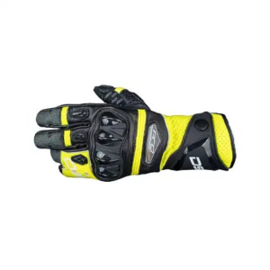 DSG Pro GP Gloves for Motorcycle Black Yellow
