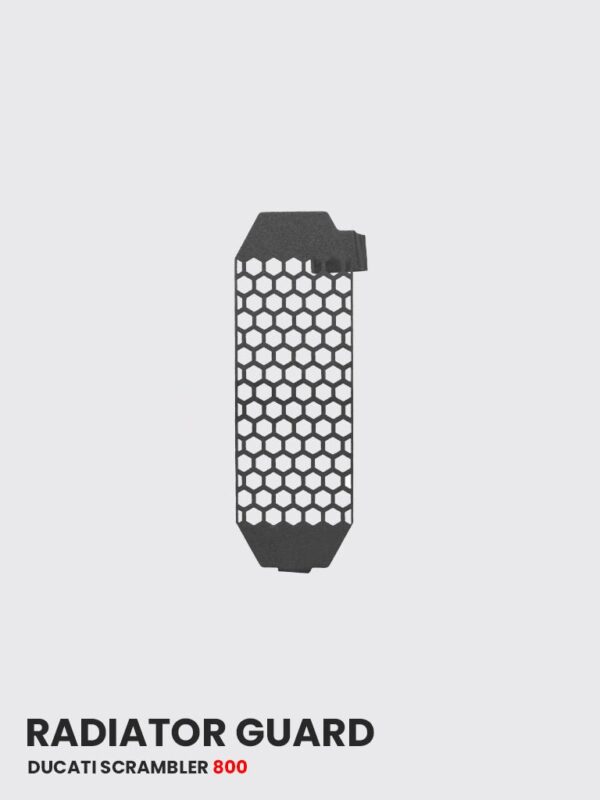 Scrambler 800 Radiator Guard for Ducati Black Matt