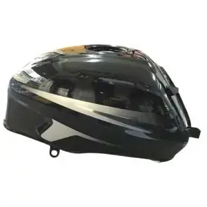 ensons-petrol-tank-for-bajaj-with-monogram-black-grey Petrol Tank for Bajaj Black Grey