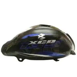 ensons-petrol-tank-for-bajaj-xcd-135-black-with-blue-sticker Petrol Tank for Bajaj XCD 135 Black Blue Sticker