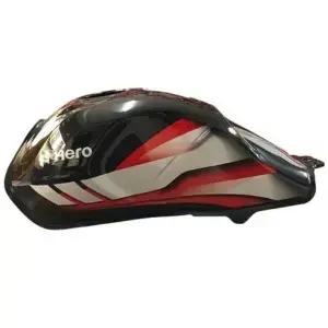 ensons-petrol-tank-for-hero-cd-deluxe-bs6-hf-deluxe-bs6-black-red Petrol Tank for Hero CD Deluxe HF Deluxe