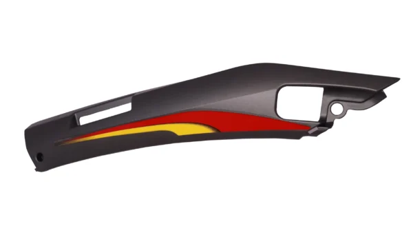 Foot Trim for Hero Pleasure Type 3 Grey Red L R