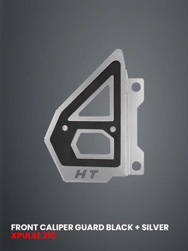 Front Caliper Guard Black Silver for Xpulse 210