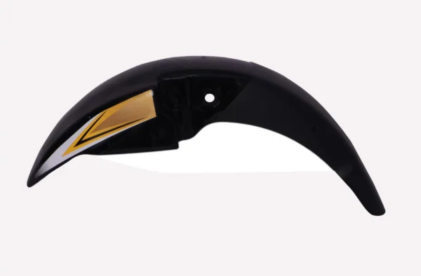 front-fender-mudguard-tvs-star-cvti-110cc-latest-type-3-black-yellow-stk Front Fender Mudguard for TVS Star CVTi 110cc Black