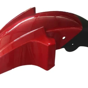 front-fender-mudguard-tvs-victor-n-m-red Front Fender Mudguard for TVS Victor Red