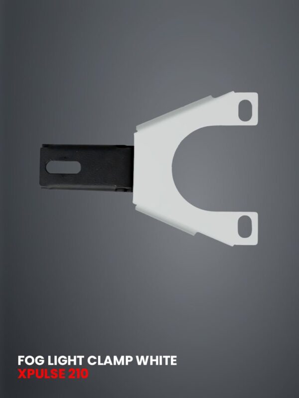Front Fork Fog Light Clamp White for Xpulse 210 2025