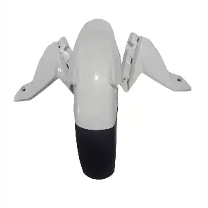 Front Mudguard White TVS Apache RTR200 4V