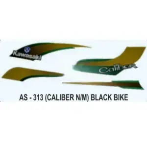 graphics-sticker-set-for-bajaj-caliber-black-vehicle Bajaj Caliber Graphics Sticker Set