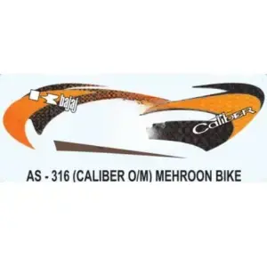 Graphics Sticker Set for Bajaj Caliber