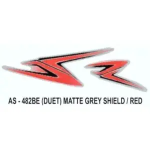 Hero Honda Duet Graphics Kit Matte Grey Red