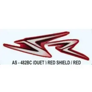 Hero Honda Duet Graphics Sticker Set Red