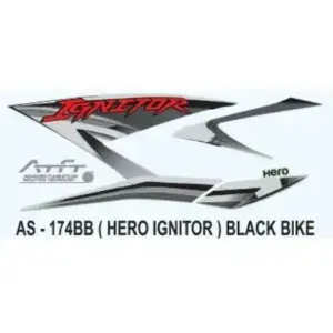 graphics-sticker-set-for-hero-honda-ignitor-black-vehicle-both-sides Hero Ignitor Graphics Sticker Set