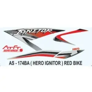 Sticker Set for Honda Ignitor Red