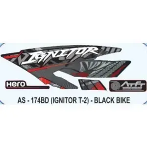 graphics-sticker-set-for-hero-honda-ignitor-type-2-black-vehicle-both Sticker Set for Hero Honda Ignitor 2 Black