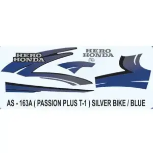 graphics-sticker-set-for-hero-honda-passion-plus-type-1-silver-vehicle Graphics Sticker Set for Hero Honda Passion Plus
