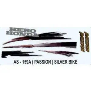 graphics-sticker-set-for-hero-honda-passion-silver-vehicle-both-sides Graphics Sticker Set for Hero Passion Silver