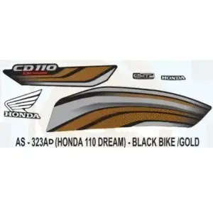 Honda CD 110 Dream Gold Graphics Set