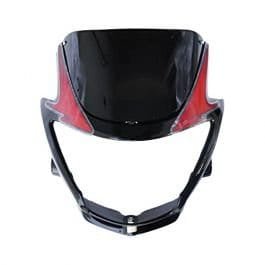 head-light-mask-compatible-compatible-for-hero-glamour-asfs-2010-bk-red Headlight Mask for Hero Glamour 2010 BK Red