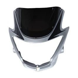head-light-mask-compatible-compatible-for-hero-glamour-asfs-2010-silver Headlight Mask for Hero Glamour ASFS 2010 Silver