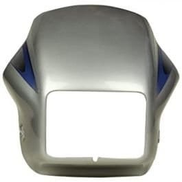 head-light-mask-compatible-compatible-for-hero-splendor-new-model-silver Headlight Mask for Hero Splendor New Model Silver