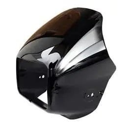head-light-mask-compatible-compatible-for-hero-splendor-plus-2019-bk-silver Headlight Mask for Hero Splendor Plus 2019 BK Silver