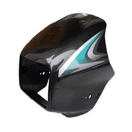 Head Light Mask for Hero Splendor Plus BS6 Grey