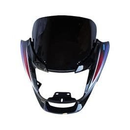 head-light-mask-compatible-compatible-for-hero-super-splendor-2017-bk-red Headlight Mask for Hero Super Splendor 2017 BK Red