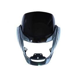 head-light-mask-compatible-compatible-for-hero-super-splendor-2017-grey Headlight Mask for Hero Super Splendor 2017