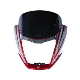 head-light-mask-compatible-compatible-for-hero-super-splendor-bs-6-red Hero Super Splendor BS6 Red Headlight Mask