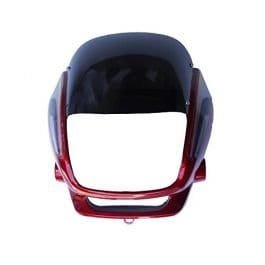 head-light-mask-compatible-compatible-for-hero-super-splendor-new-model-red Hero Super Splendor Red Headlight Mask