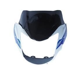 Headlight Mask for TVS Phoenix White Blue