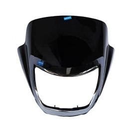 head-light-mask-compatible-compatible-for-tvs-radeon-bs-6-black Headlight Mask for TVS Radeon BS6 Black