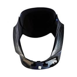 head-light-mask-compatible-compatible-for-tvs-victor-glx-new-model-black Headlight Mask for TVS Victor GLX New Model Black