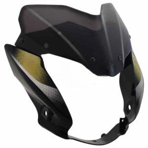 head-light-visor-mask-bajaj-discover-100m-black-golden-stk Headlight Visor Bajaj Discover 100M Black Golden