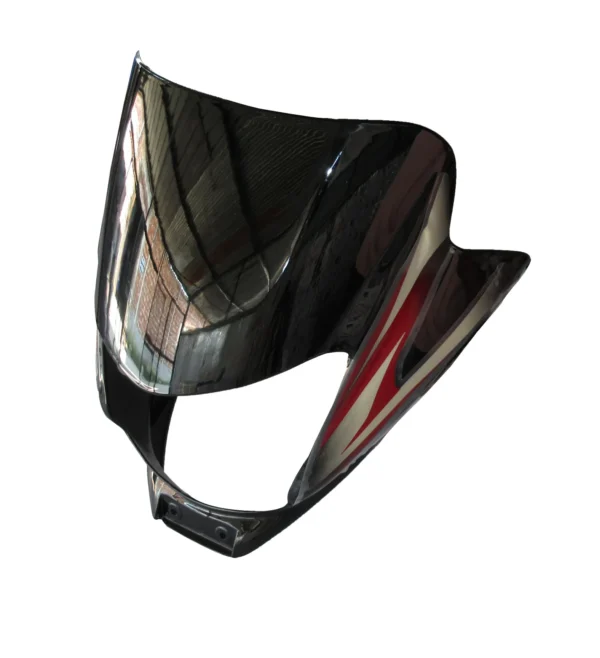 head-light-visor-mask-bajaj-platina-100es-black-red-stk Headlight Visor for Bajaj Platina 100ES Black Red
