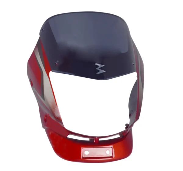 head-light-visor-mask-bajaj-platina-125cc-red Headlight Visor for Bajaj Platina 125cc Red