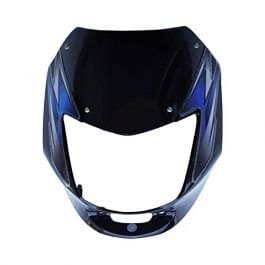 Headlight Visor for Bajaj CP 100 DLX 2015 Black Blue