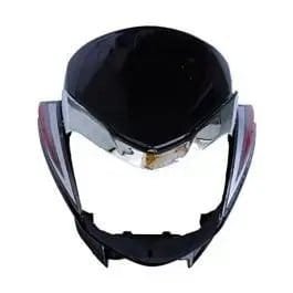 head-light-visor-mask-compatible-for-honda-shne-dx-with-garnish-black Headlight Visor for Honda SH150i Black