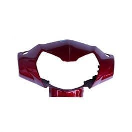 Headlight Visor Mask for TVS Wego Red