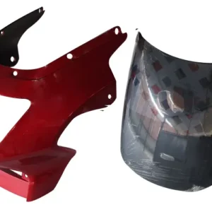 head-light-visor-mask-hero-cbz-red Headlight Mask for Hero CBZ Red