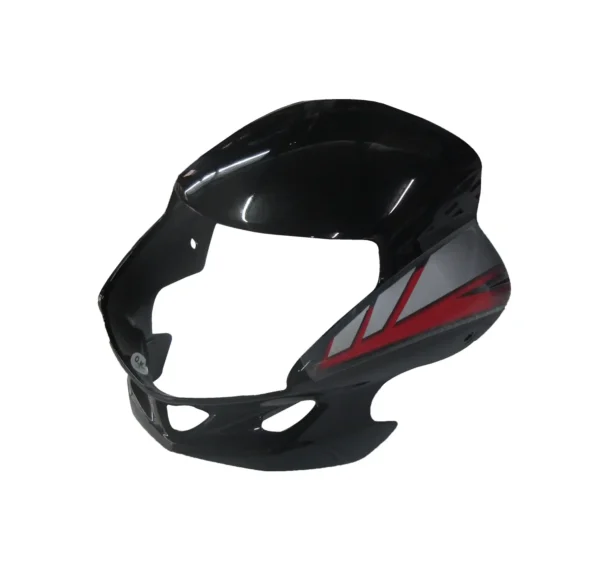 Headlight Mask for Hero CD Deluxe Self Start Black Red