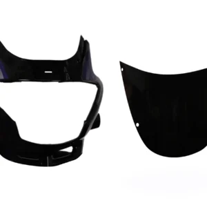 head-light-visor-mask-hero-glamour-black-blue-stk Headlight Visor Mask Black Blue for Hero Glamour