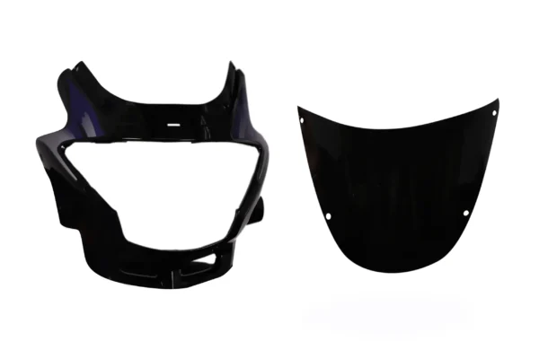 head-light-visor-mask-hero-glamour-black-blue-stk Headlight Visor Mask Black Blue for Hero Glamour