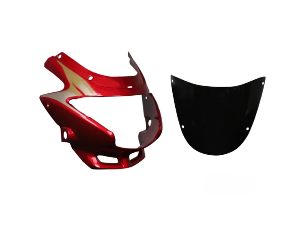 Headlight Visor Mask Red for Hero Glamour