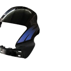 Headlight Visor for Hero Passion Plus Black Blue