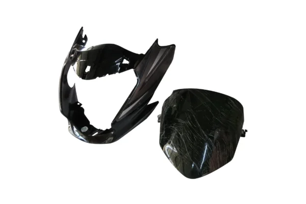 Headlight Visor for Hero Passion Xpro Black Grey