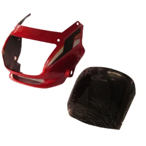 Hero Splendor Headlight Visor Mask Red