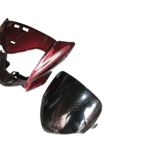head-light-visor-mask-honda-cb-shine-deluxe-red Headlight Visor for Honda CB Shine Deluxe Red